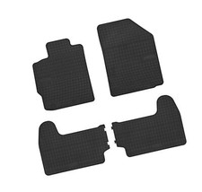 Auto-Fußmatten Gummimatten Schwarz für Toyota Yaris P9 / XP9 2006 - 2011