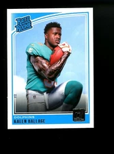 2018 Donruss #330 Kalen Ballage Miami Dolphins RC Rated Rookie QTY