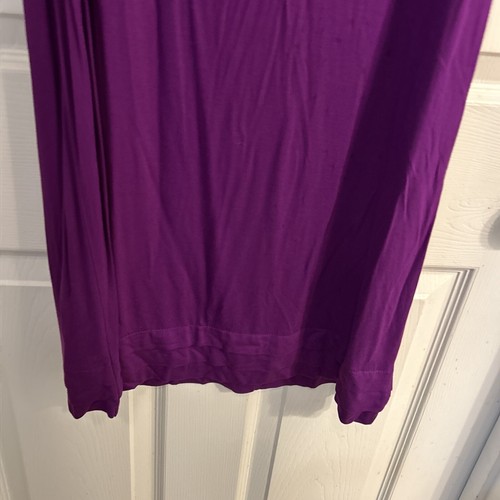 NWT Daisy Fuentes Purple Sleeveless Midi Dashing Dress Size Med Retail $50! - Picture 5 of 8