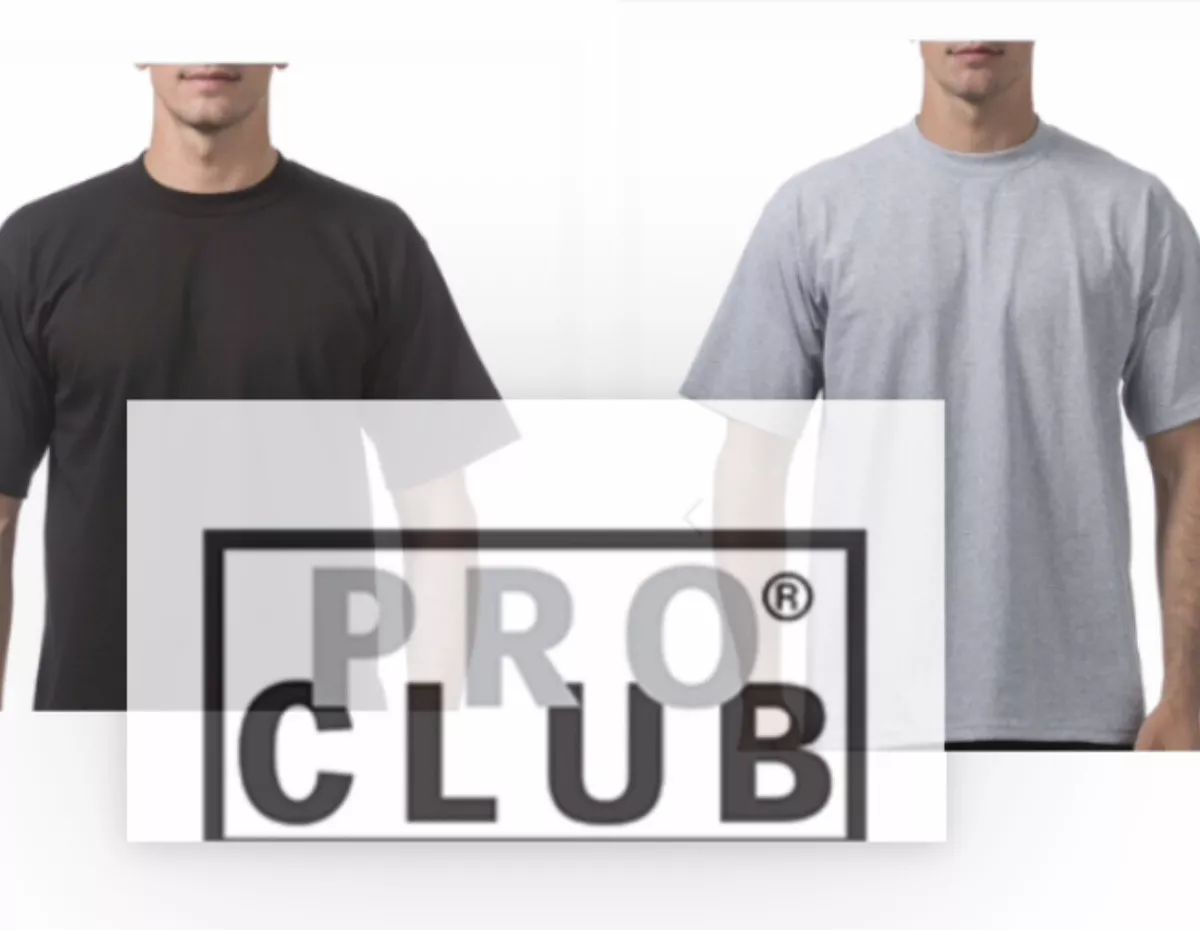 pro club blank t shirts