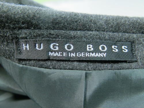 Hugo Boss Italian Cashmere Dark Gray Blazer Jacket Sport Coat 44 R EUC Germany - Picture 9 of 12