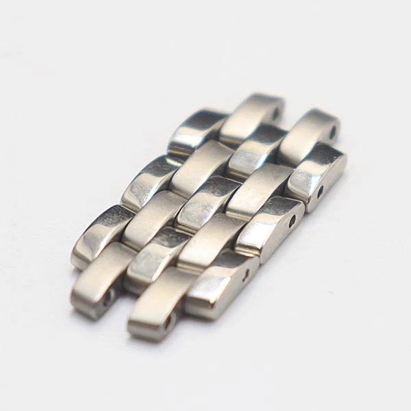 Bracelet montre homme/femme GUCCI authentique 3 maillons 5500L pièces argent 14 mm