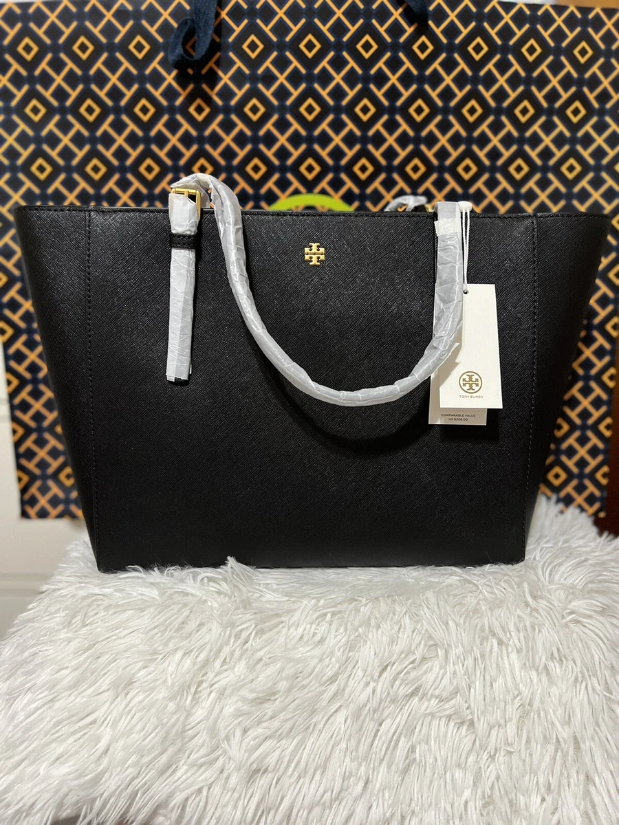 NWT! Tory Burch Emerson Small Tote Black