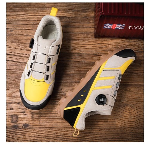 Herren MTB Fahrradschuhe Mit SPD Stollenschuhe Atmungsaktiv Kies Rennrad Sneaker - Bild 16 von 27