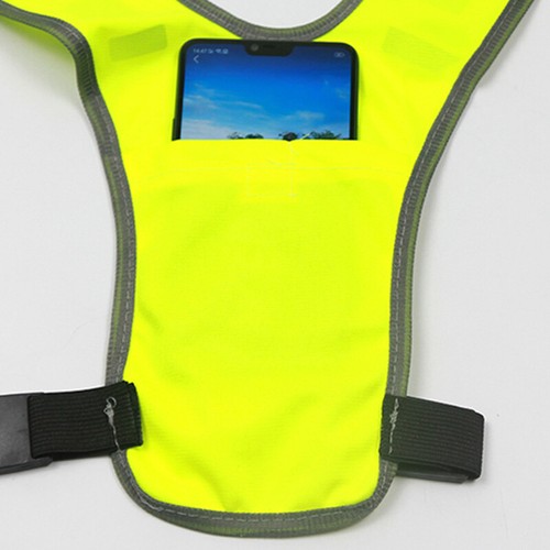 High Visibility Reflective Running Vest Ultralight For Night Walking Cycling AU - Picture 6 of 10