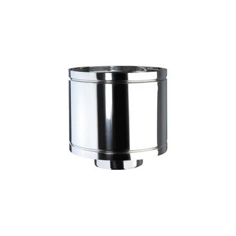 Tige de cheminée en acier inoxydable premium pour conduit double paroi de 80-130 mm