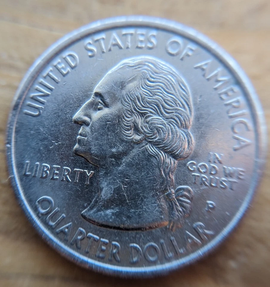 SPITTING HORSE 1999-P Die Break Error Delaware State Quarter Collectable Coin - Image 4 of 4