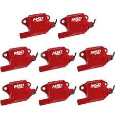 MSD 82878 8 Pack Of Pro Power Coil For GM LS2/LS7 Engines 