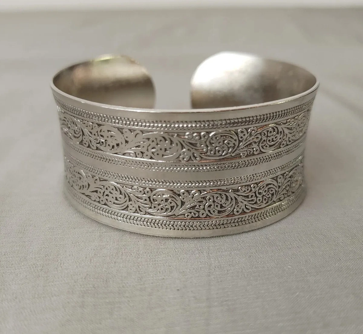 Tibetan silver cuff bracelet clearance