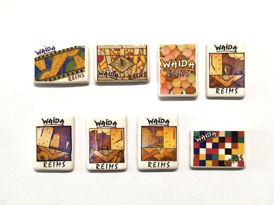 Complete series of beans WAIDA REIMS STAINED GLASS advertising characters * 196