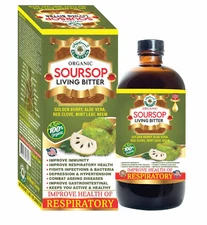 Organic Soursop Living Bitter, Golden-Berry Aloe-Very Red-Clove Neem By Al-Riyan