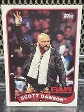 2018 WWE Topps Heritage Scott Dawson The Revival Wrestling Card FTR Dax Harwood