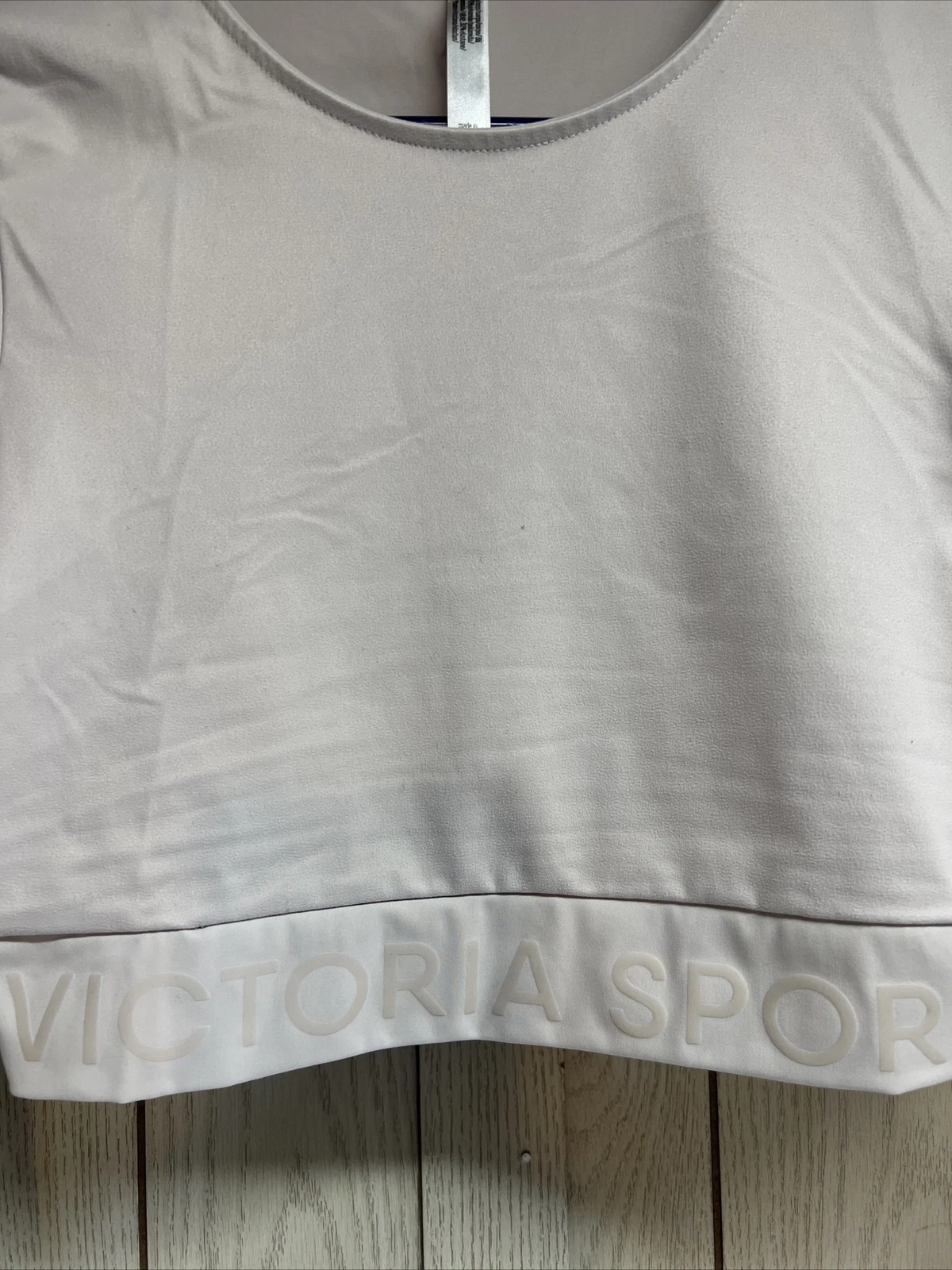 victoria-secret-vs cropped long sleeve active wear shirt