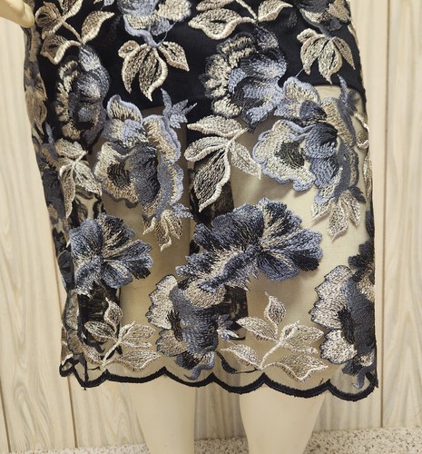 elegant black dress 4 slinky sexy XSCAPE NWT - Picture 6 of 12
