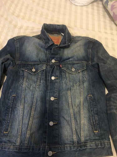 men jeans levis jacket medium used | eBay