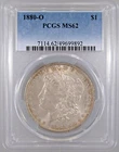 1880-O Morgan Dollar MS-62 PCGS Certified
