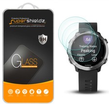3X Supershieldz Tempered Glass Screen Protector for Garmin Forerunner 645 Music