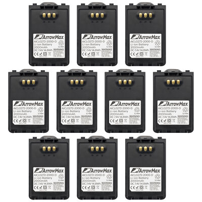 10 Packs Premium Grade 2000mAh Repalcement BP-271 BP-272 Battery for ICOM