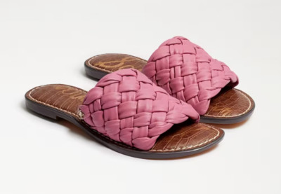 Sam Edelman Z1259* Womens Carmine Rose Griffin Slide Sandals Size