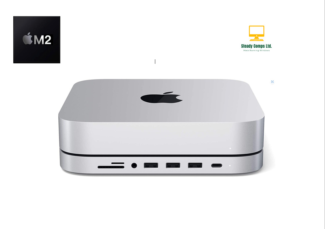 Apple Mac Mini M2/8+10-Core/16GB RAM/2TB HDMI Power Pack+Hub/Windows  11+Office