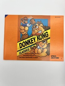 ‼️NINTENDO NES SPIEL DONKEY KONG CLASSICS OVP CIB - Komplett - Sammler Zustand‼️
