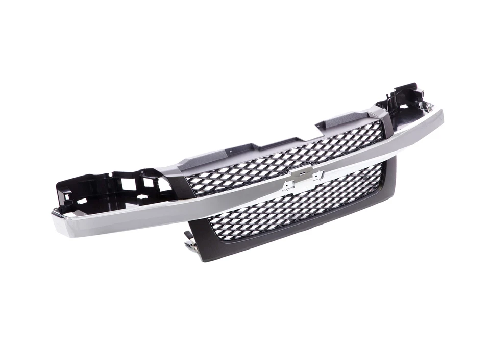 Chrome Molding Bar Grille For 04 05 06 07-12 Chevrolet Colorado Pickup GM1200518 Foto 3 de 4