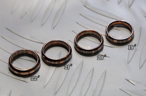 EDC Superconductor Ring Metal Pendant Meteorite Pattern Wood Grain Metal Ring - Picture 2 of 16