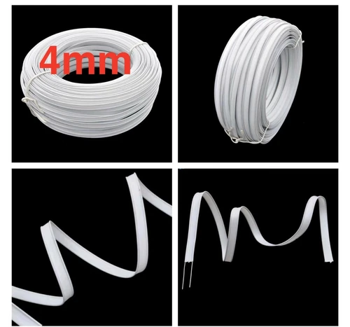 4mm Double Core Bendable Plastic Coated Nose Wire For Face Mask- US Seller 