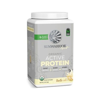 Sunwarrior Vegan BCAA Protein Shake for Sports Nutrition with MCT Oil Organic...