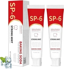 2Pcs Super Probiotic SP-6 Toothpaste, Probiotics Bright White Toothpaste, Sp 6.,