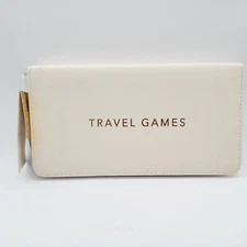 GARVEN Travel Games - 6 Pcs, Case, 2 Dry Erase Boards & 2 Markers, 1 Instruction