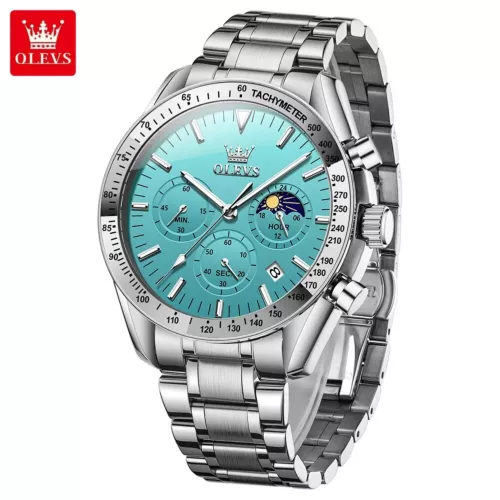 OLEVS Wasserdicht Quarzuhr Leuchtend Business Luxus Datum Armband Herren Herren - Bild 7 von 20