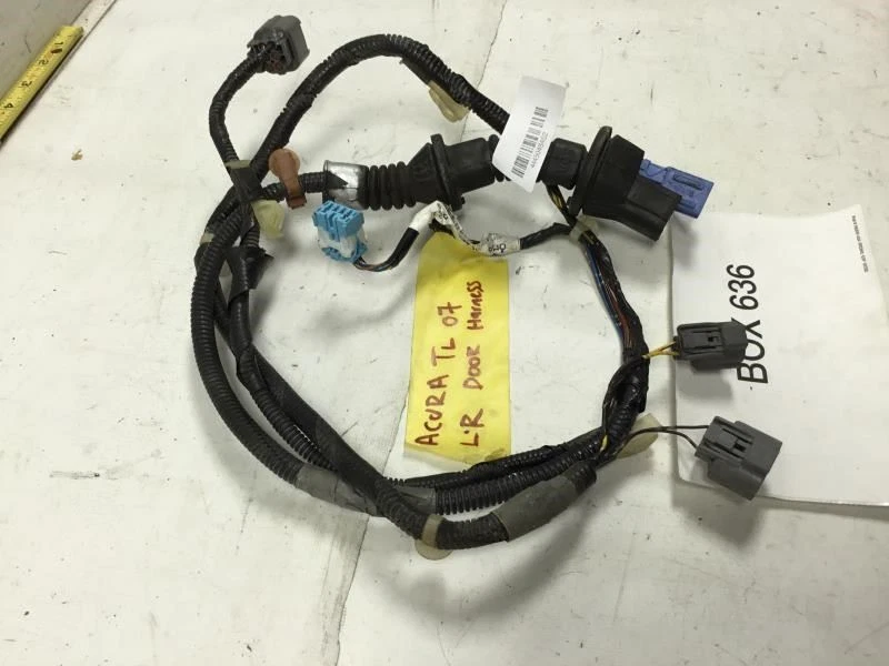 Acura TL 2007 arnés de cableado de puerta trasera izquierda del lado del conductor OEM+ Foto 3 de 4