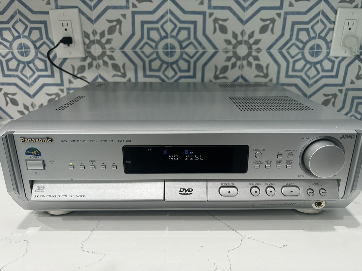 Panasonic SA-HT80 Home Theater System CD DVD Changer 5.1