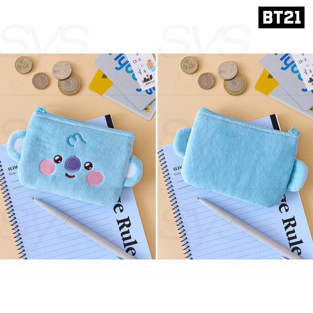 BTS BT21 Official Authentic Goods BABY ZIPPERED POCKET WALLET