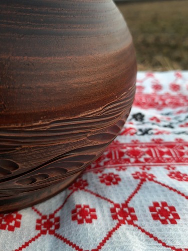 Big Pot Handmade Ceramic Baking Dish Saucepan Clay Cooking Pan Organic Ceramics - Picture 12 of 12