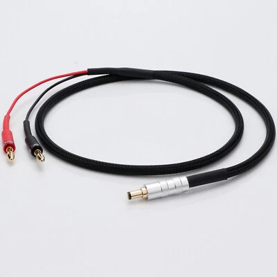 HiFi OFC Copper DC Cable DC2.1/DC2.5 to 2 x 4mm Banana Plugs Hi-end Power Wire - Image 1 of 4