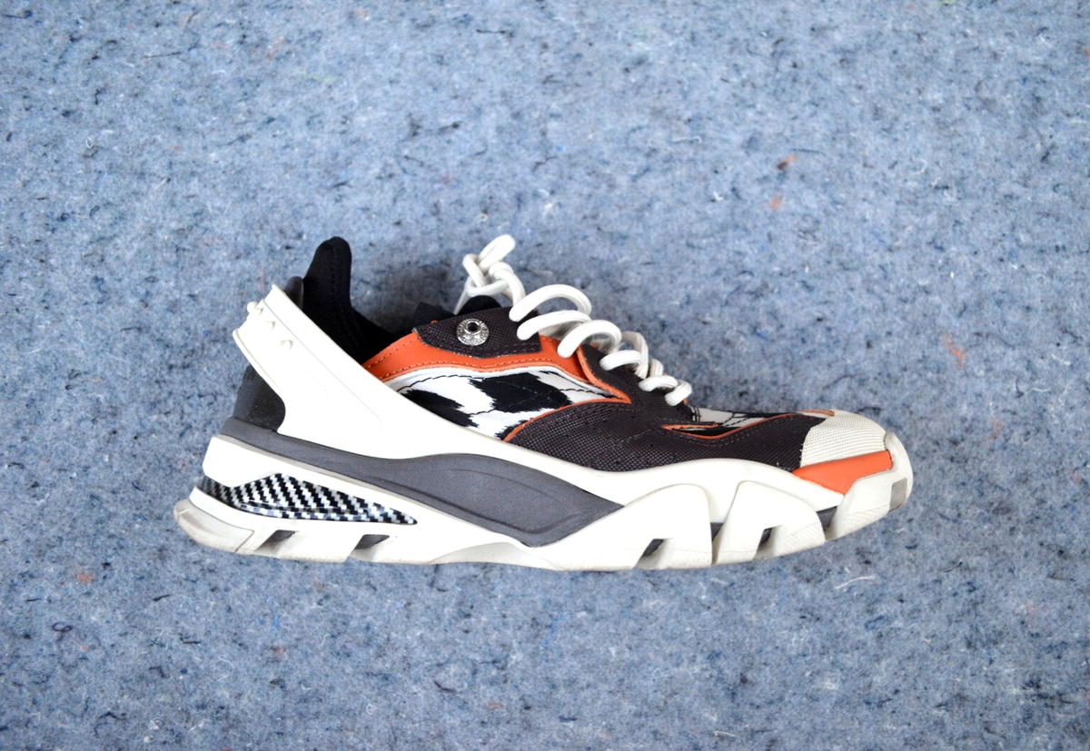 RARE Calvin Klein 205W39NYC Carla Cow Print Leather Shoes Raf