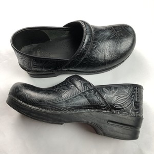dansko embossed clogs