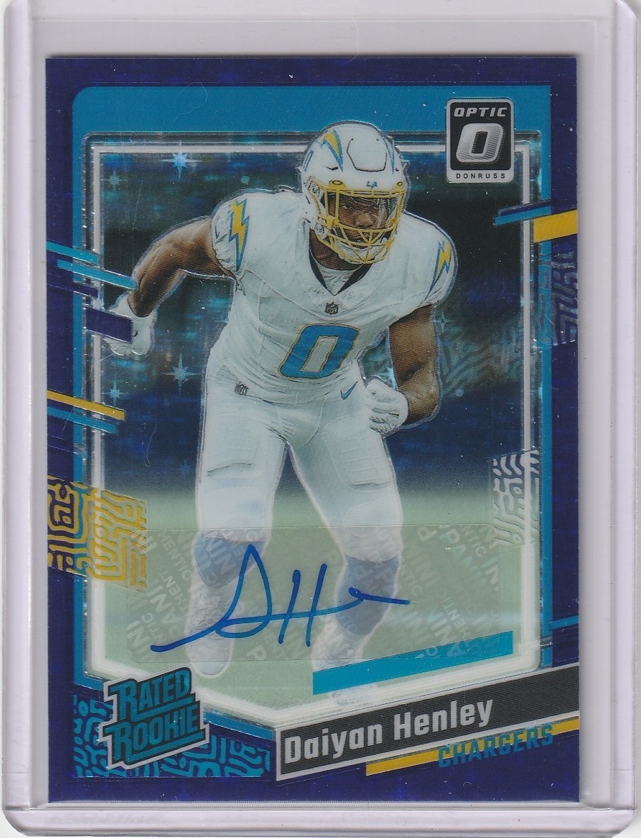 Daiyan Henley Panini Donruss Optic #263 Autograph-Purple Stars