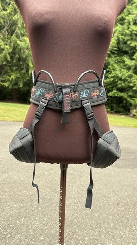 Retired Vintage Troll Freefall Vintage Sit Climbing Harness