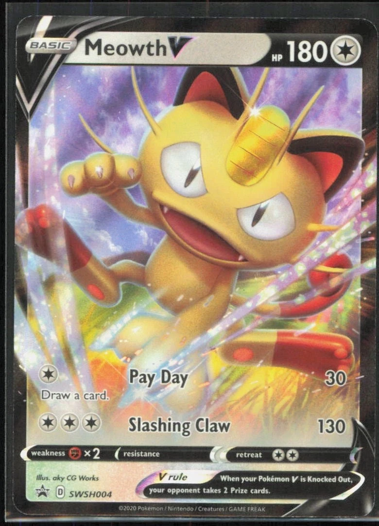 Meowth V Pokémon TCG Cards for sale | eBay