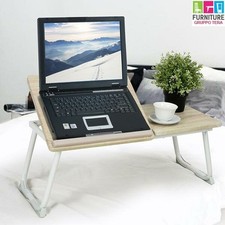 Tavolino Vassoio da Letto Divano per Notebook PC Laptop Pieghevole Leggio 65x30
