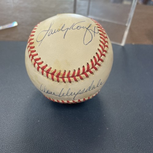 Sandy Koufax & Don Drysdale hand signed autographed NL Baseball PSA/DNA