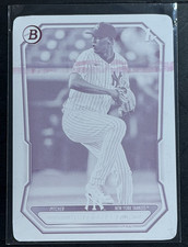 Henry Lalane 2026 Bowman Chrome 1ST LOT 1/1 Magenta Printing Plate, Auto, X Frac