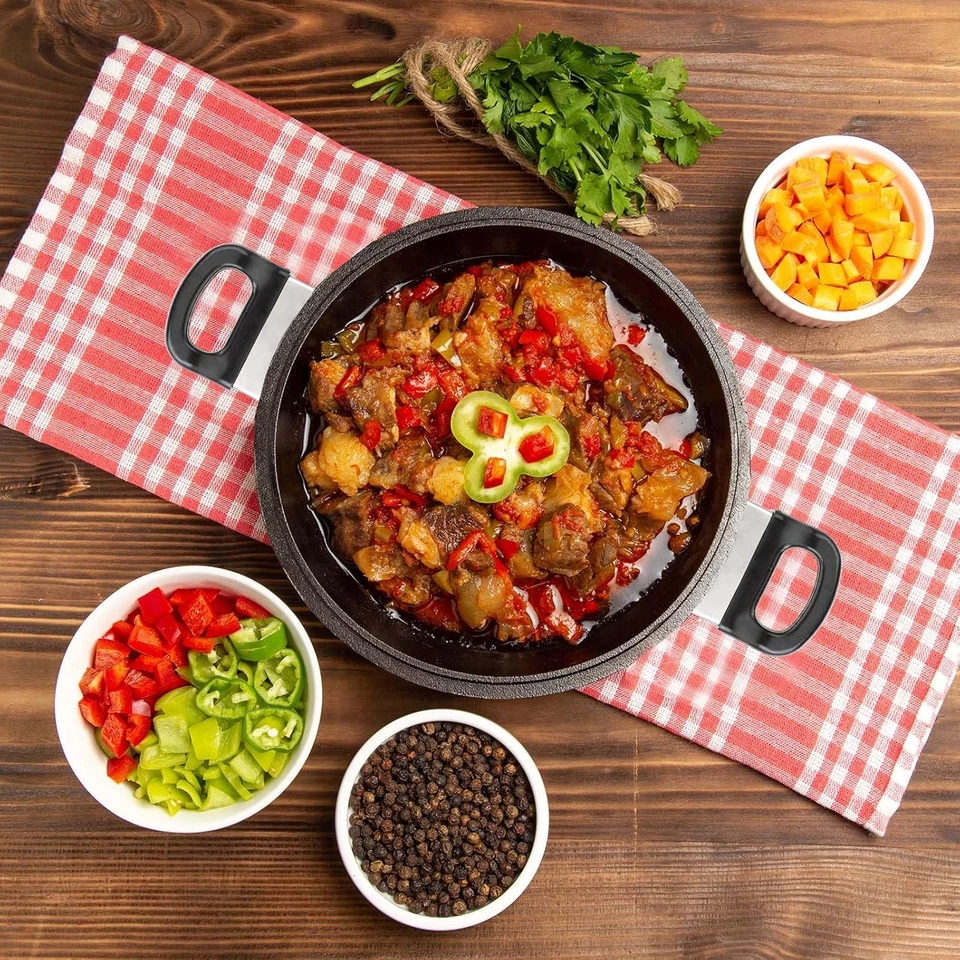 2 Pcs Pot Short Side Handles Replacement Pot Handle Side Metal Pressure Pan Hand - Image 3 of 4