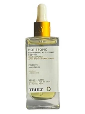Truly Beauty Hot Tropic Brightening After Shave Body Oil 3.1 fl oz -NEW RARE