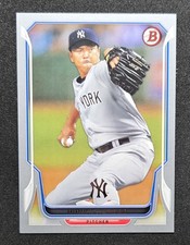 Hiroki Kuroda 2014 Bowman Paper Silver Border /75 #70 YANKEES