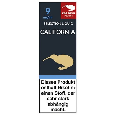 Red Kiwi Liquid Selection California 9mg Nikotin (5x 10ml)