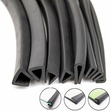 Edging Trim Seal U-profile Slot 1mm 12mm Edge Protection Frame Profile Rubber